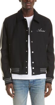 AMIRI Bones Wool Varsity Jacket