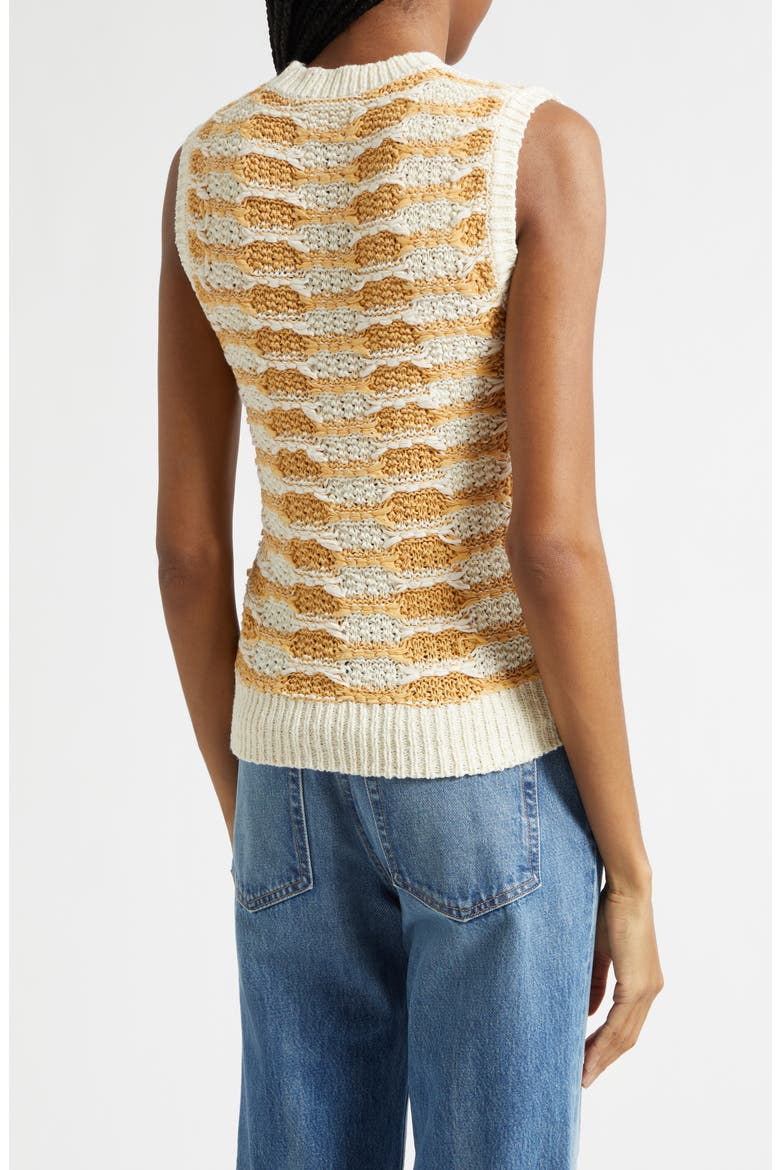 Patrizia Stripe Knit Tank, Alternate, color, BEACH