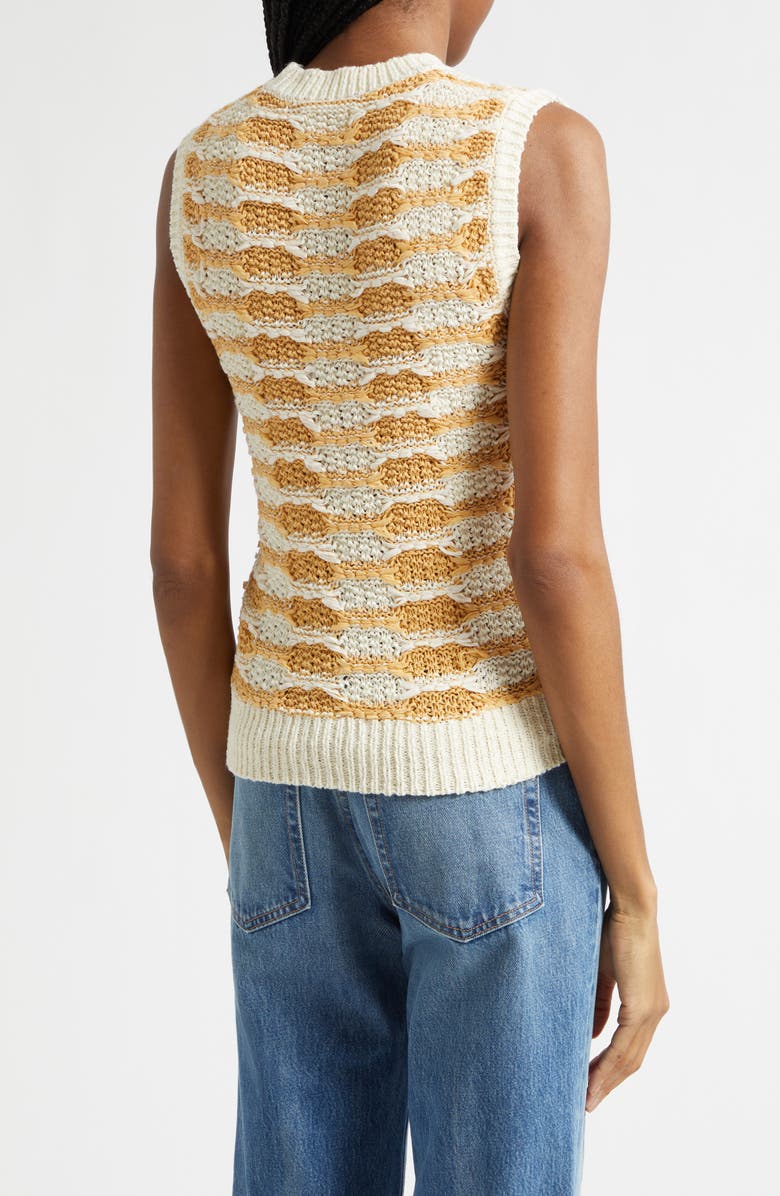 Ulla Johnson Patrizia Stripe Knit Tank, Alternate, color, Beach