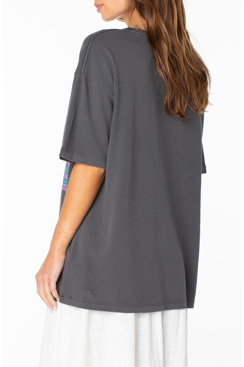 Heatwave Oversize Cotton Graphic T-Shirt, Alternate, color, PHANTOM