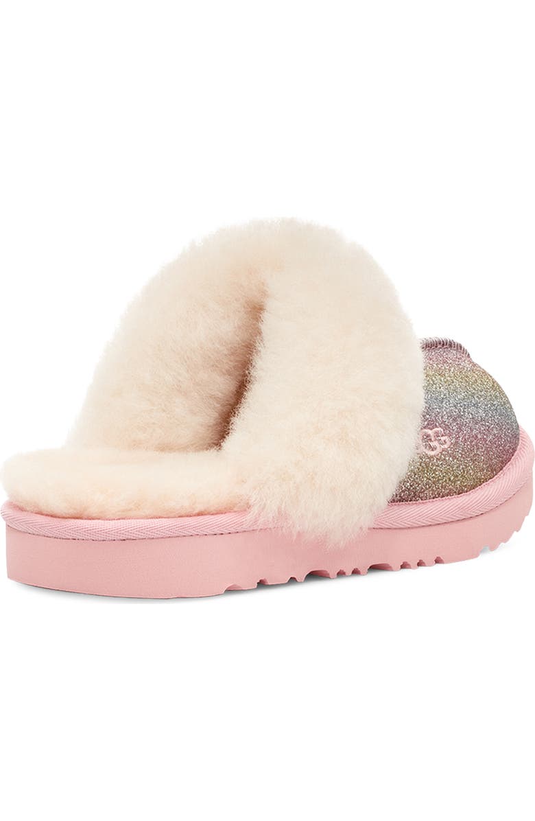 UGG<sup>®</sup> Cozy II Glitter Water Resistant Genuine Shearling Trim Clog, Alternate, color,