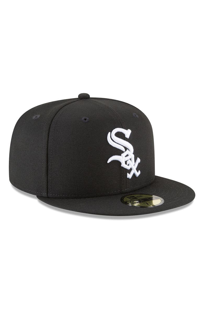 New Era Men's New Era Black Chicago White Sox 59FIFTY Fitted Hat, Alternate, color, 