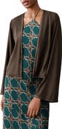 MANGO TEEN Bead Detail Open Front Jacket