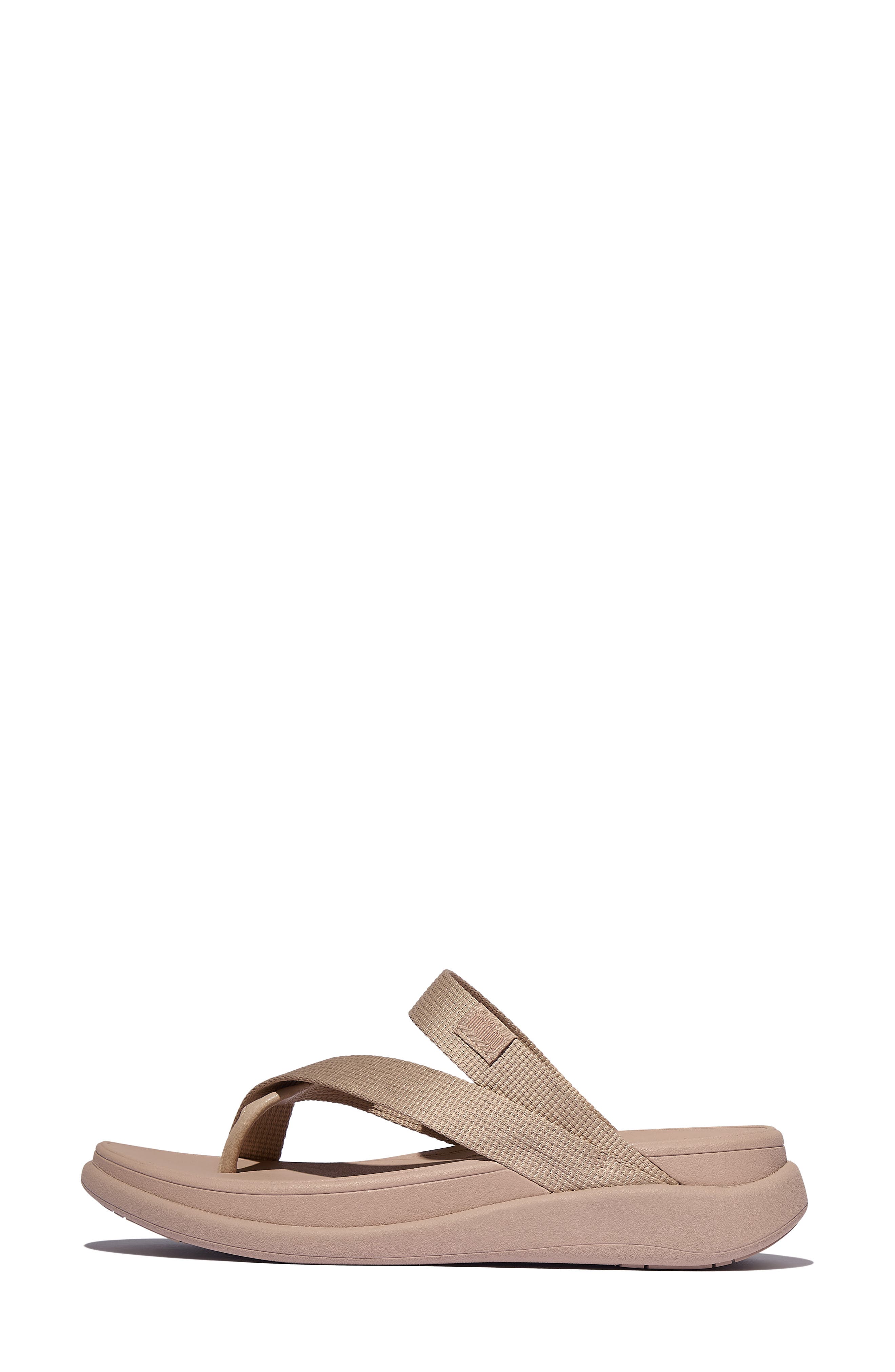 FitFlop Mode Go Webbed Flatform Sandal, Alternate, color, Paris Beige
