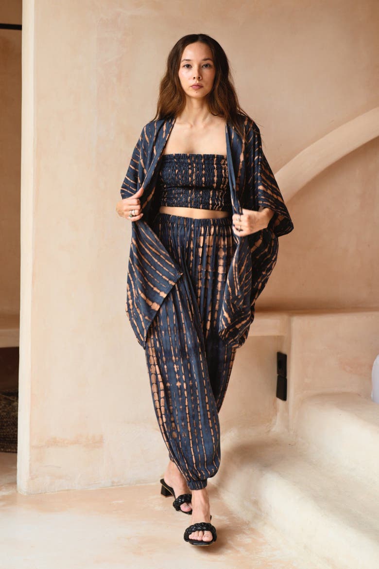 Angela Short Duster, Alternate, color, Deep Sea Blue