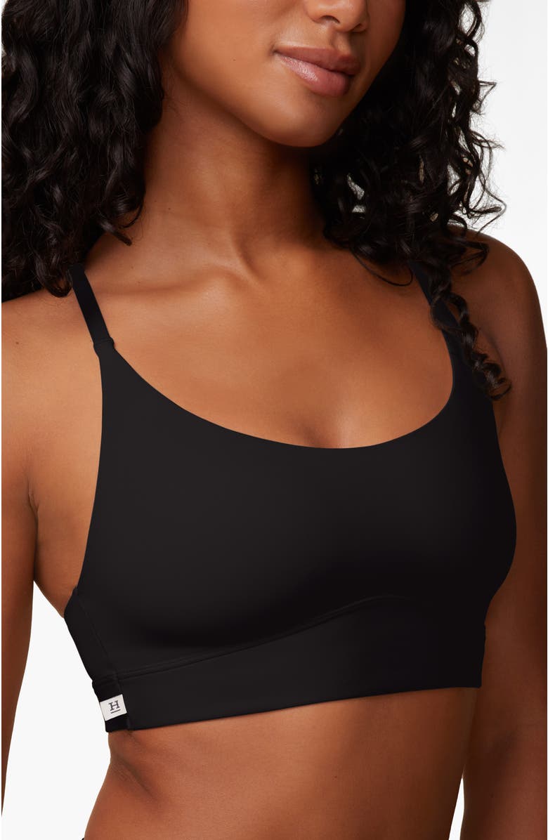 Harper Wilde Bliss Racerback Bralette, Alternate, color, Black