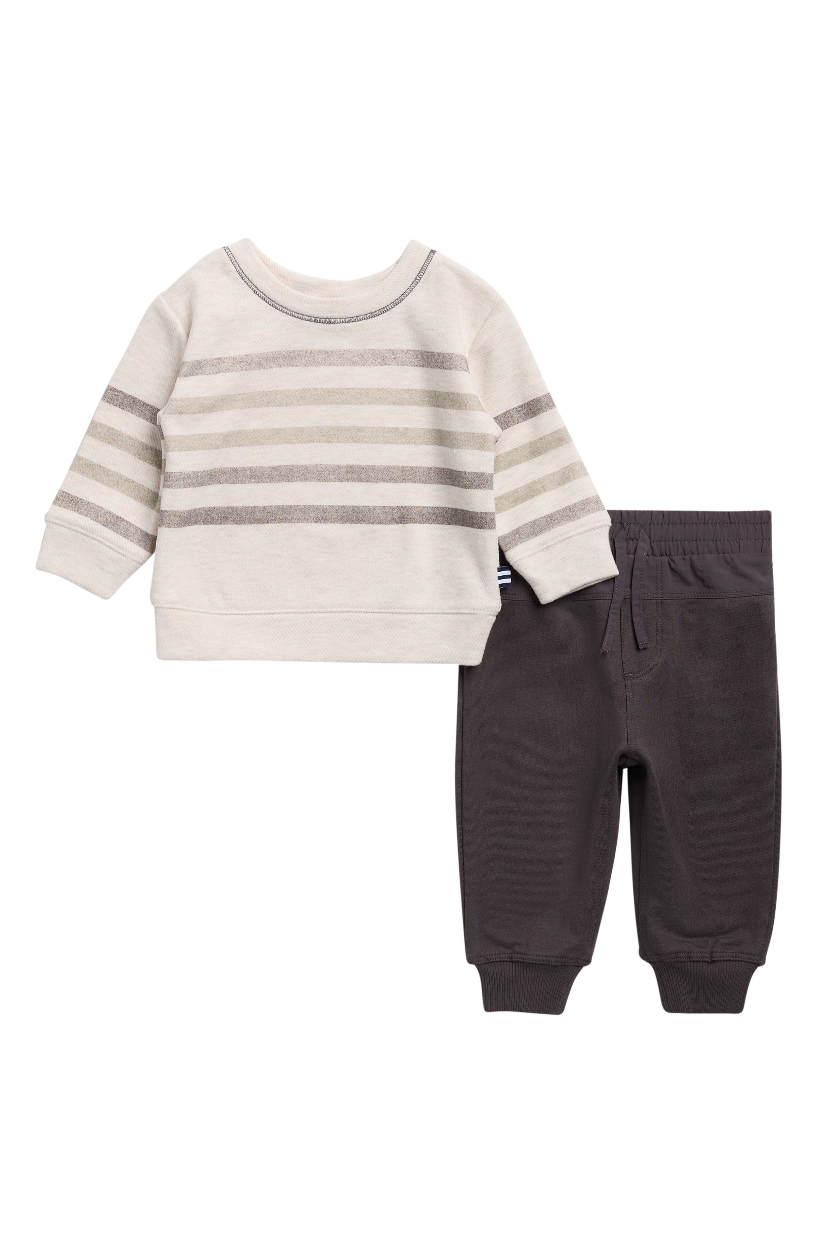 selected OAT HEATHER STRIPE
