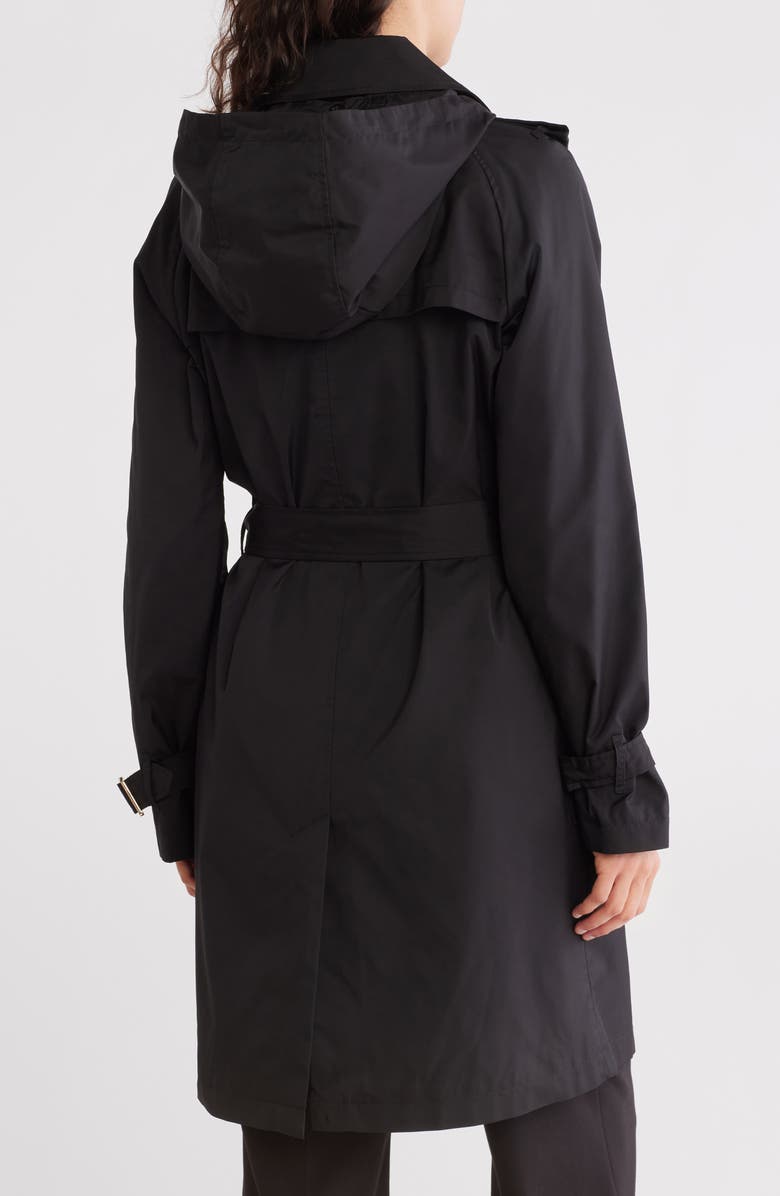 Michael Kors Belted Double Breasted Trench Coat, Alternate, color,