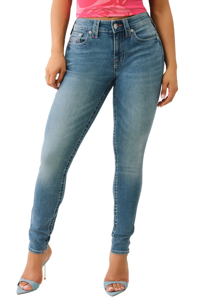 True Religion Jennie Skinny Jeans, Main, color, 