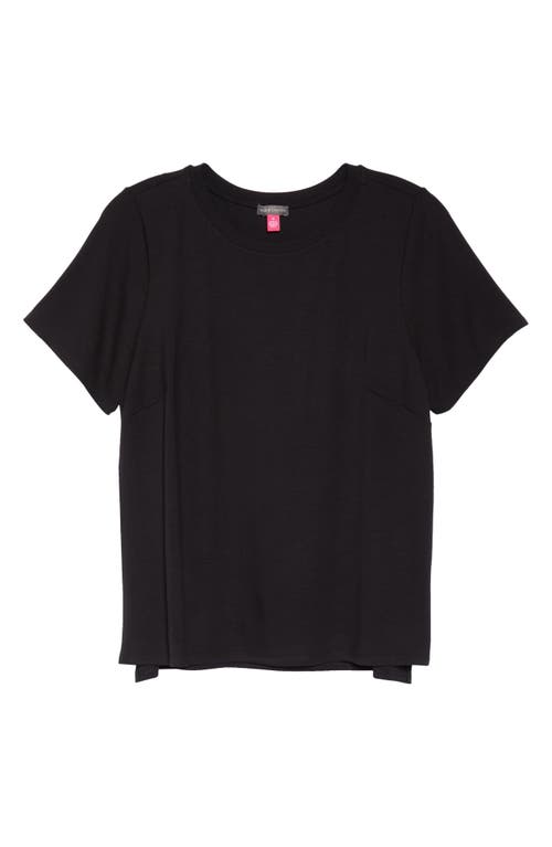 Vince Camuto Crewneck T-shirt In Black