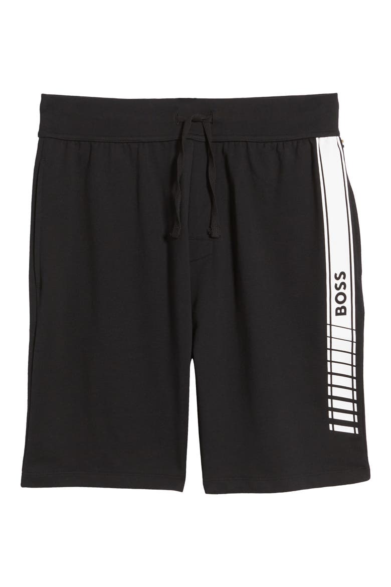 Authentic Cotton Lounge Shorts, Alternate, color, BLK