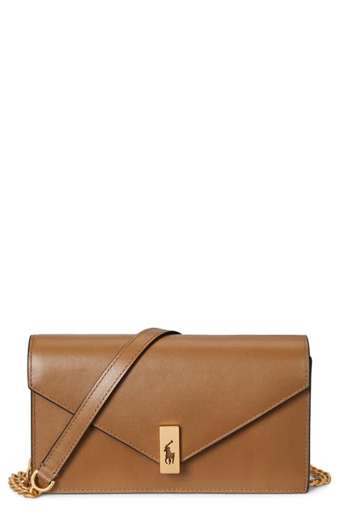 Sport Calf Leather Chain Wallet