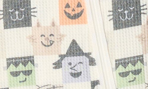 Toby Halloween Check Footie, Cap & Rattle Set In Animal Print