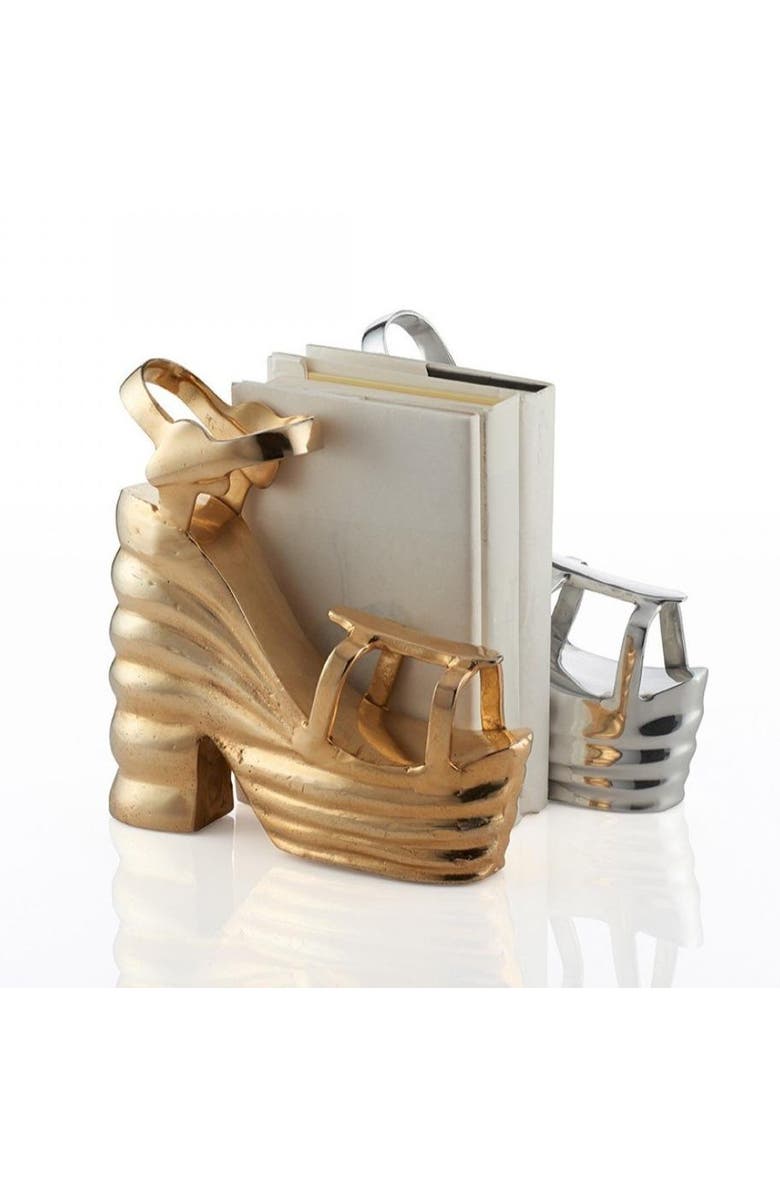 Lunares Carmen Shoe / Bookend, Main, color, Gold