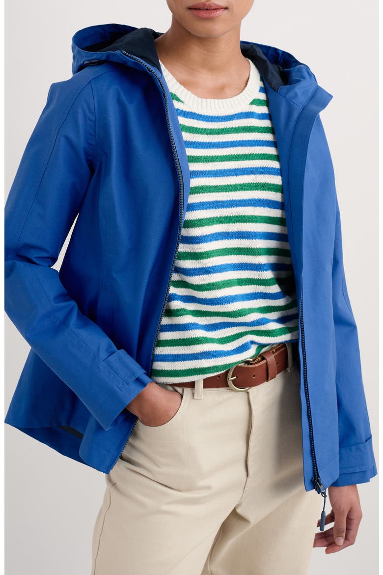 Waterway Hooded Waterproof Jacket, Main, color, INK