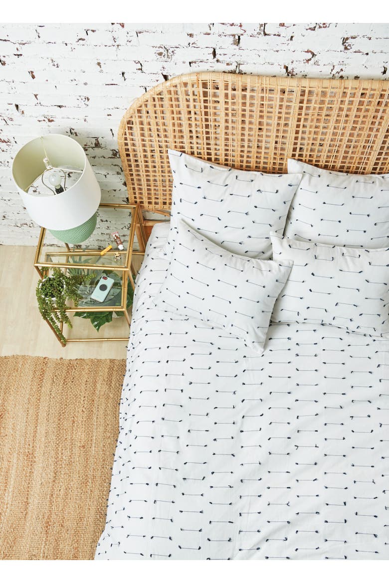 Mel King Duvet Cover, Alternate, color, White