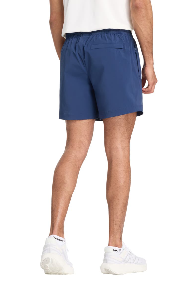 Athletics Woven Stretch Nylon Shorts, Alternate, color, NAVY