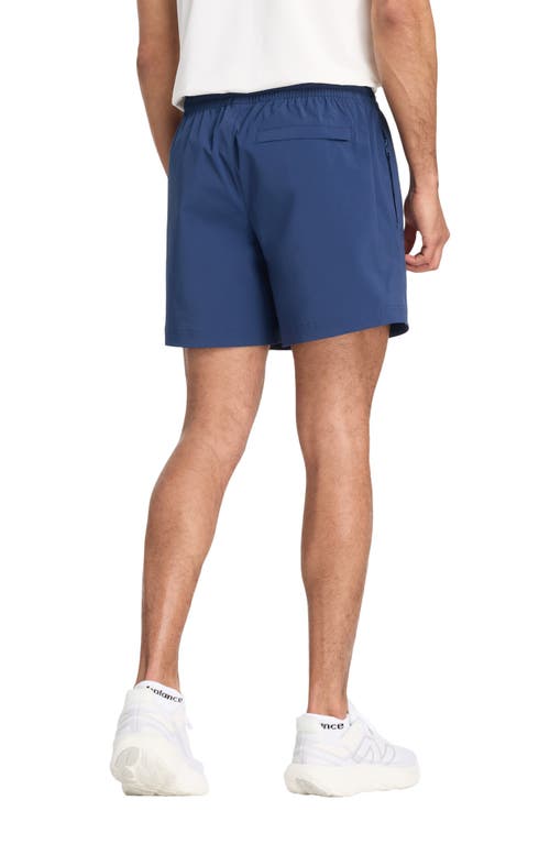New Balance Athletics Woven Stretch Nylon Shorts In Blue