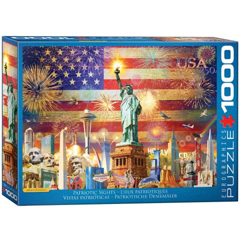 Patriotic Sights 1000 Piece Puzzle