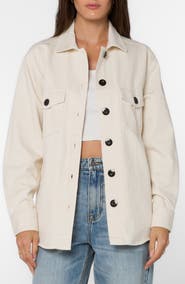 VELVET HEART Eleanor Cotton Shacket
