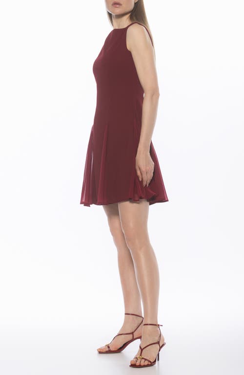Alexia Admor Dianis Fit And Flare Minidress In Red