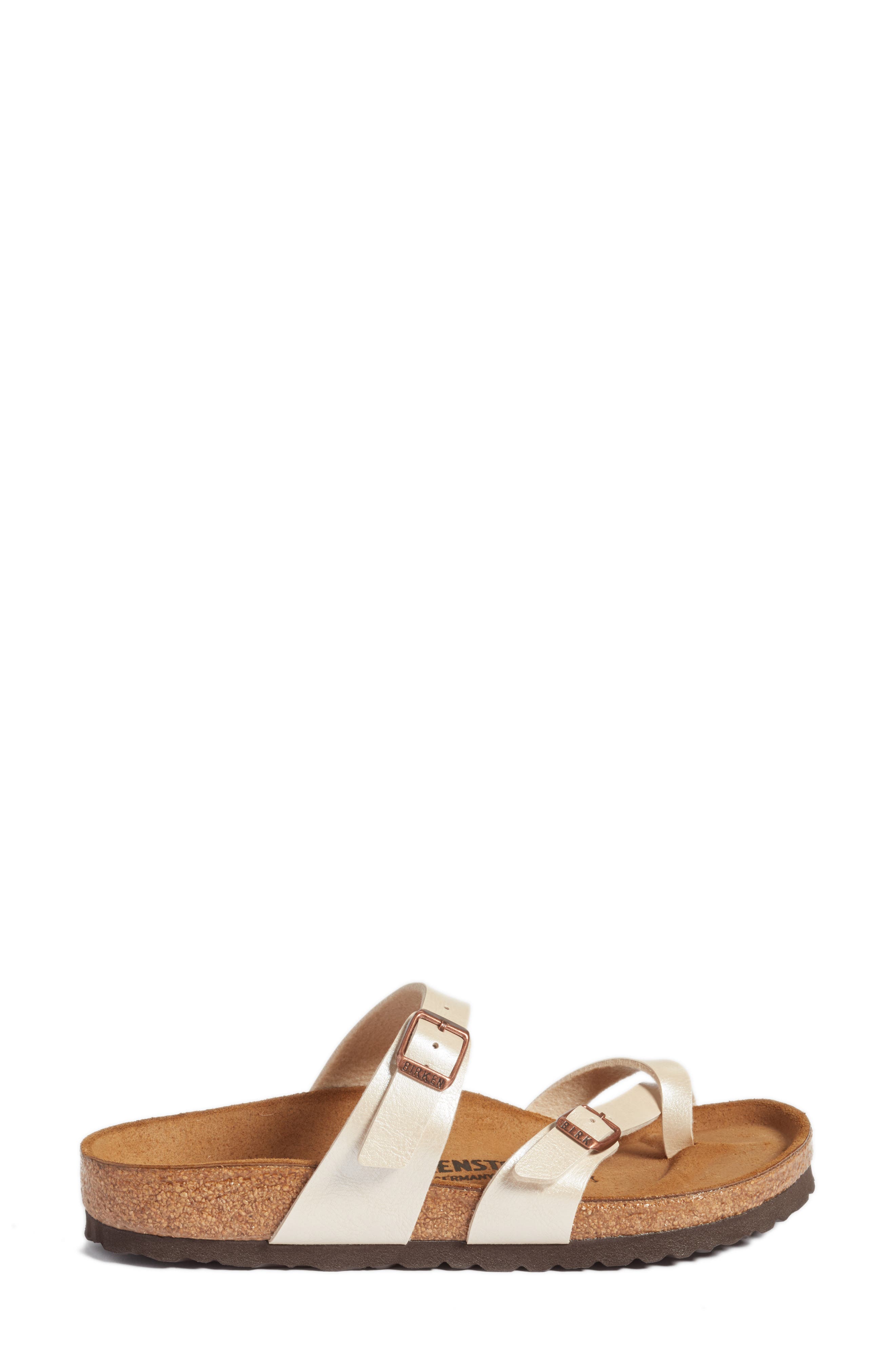 Mayari Birko-Flor Sandal, Alternate, color, WHITE