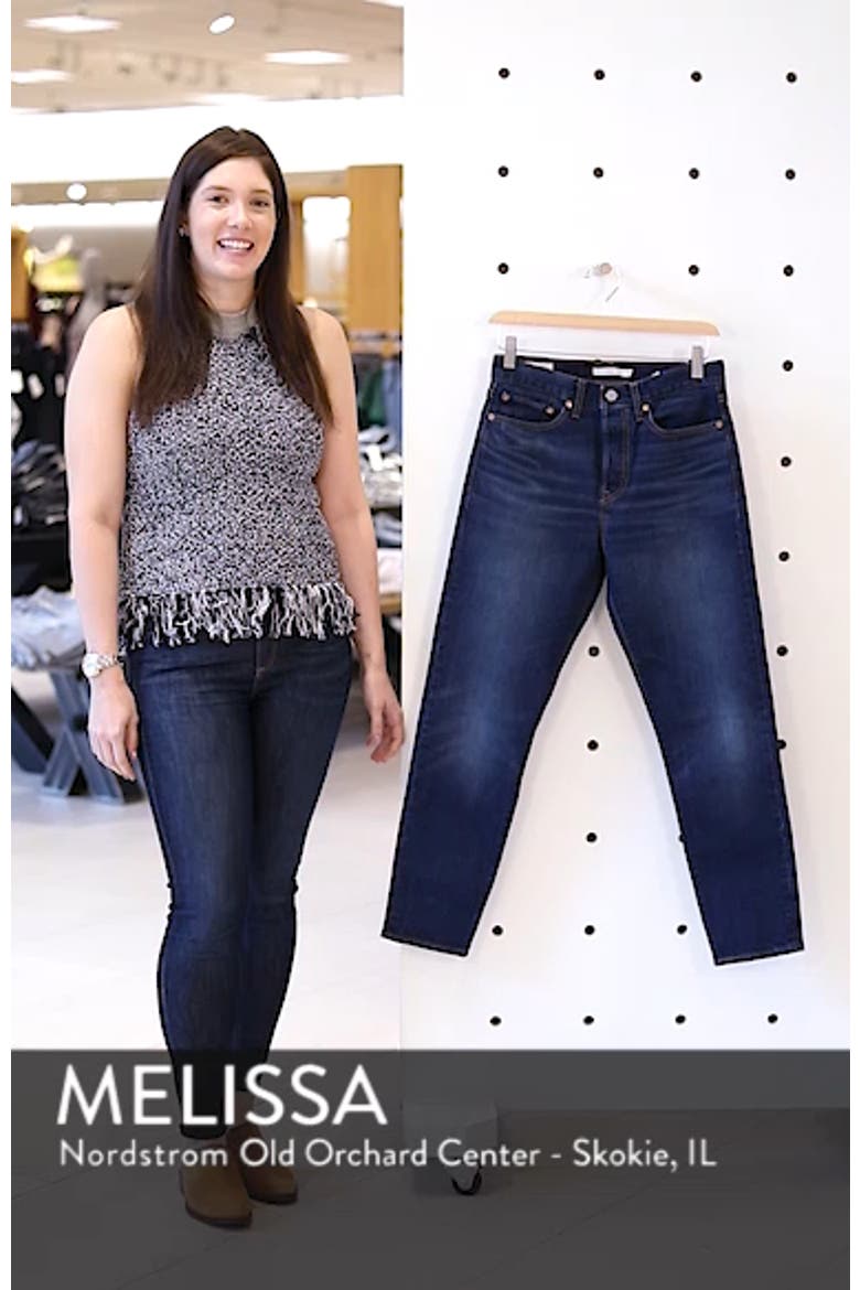 Levi's® Wedgie Icon Fit High Waist Crop Jeans video