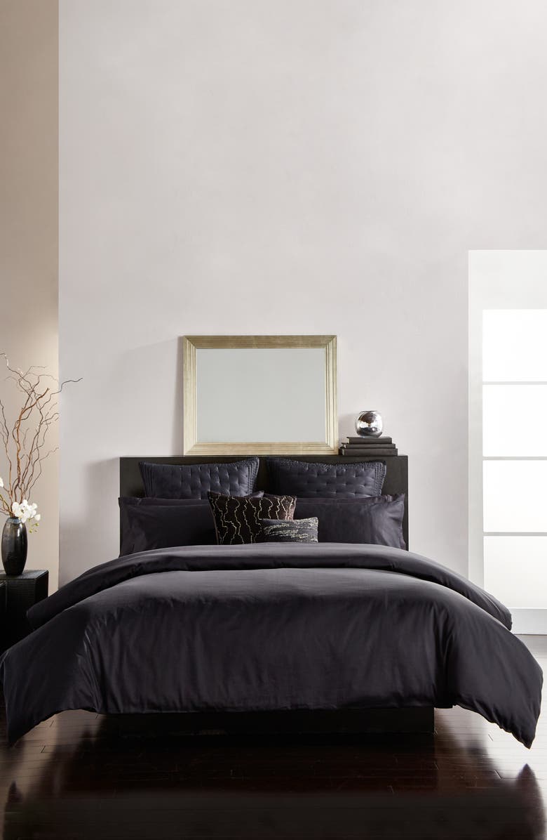 Donna Karan New York Indulgence Cotton & Silk Duvet Cover & Sham Set, Alternate, color,
