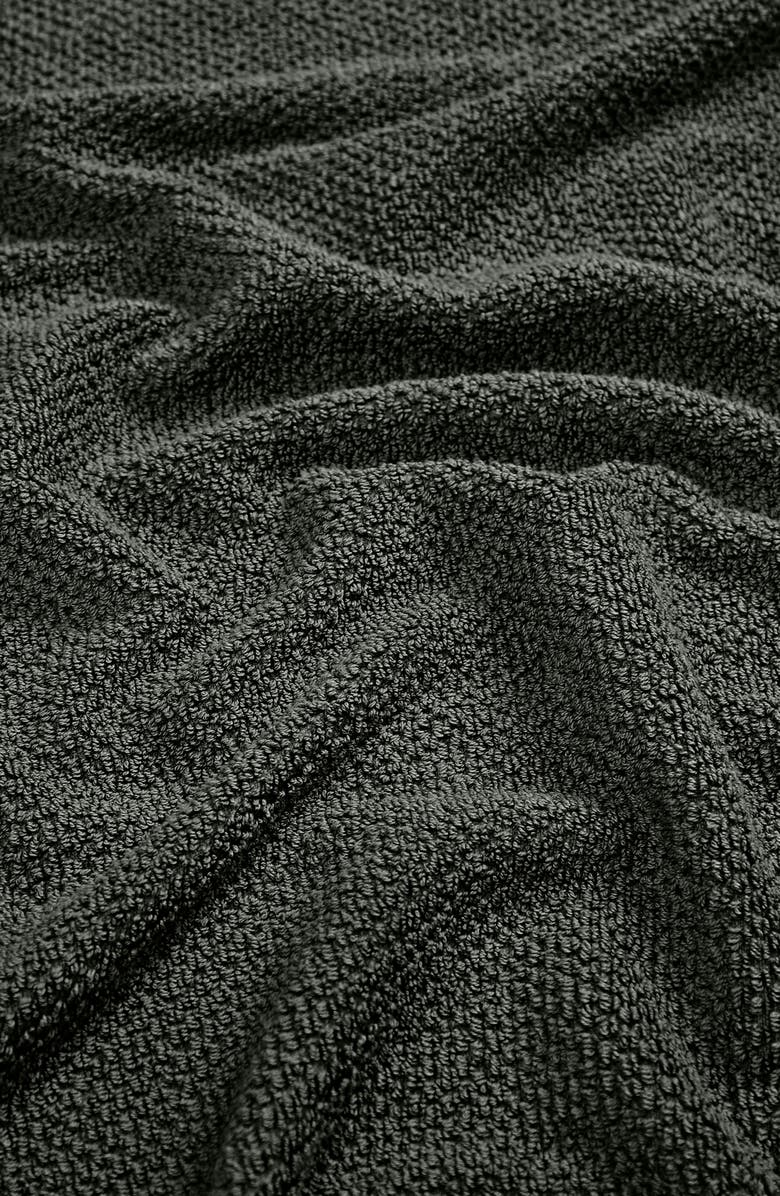 Woven & Weft Loop Textured 2-Pack Bath Towels, Alternate, color, Midnight