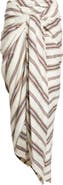 A.L.C. Rhodes Stripe Linen Blend Skirt