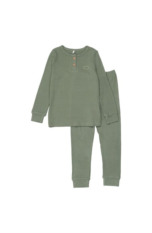 Pouf Boys Henley PJ in Sage  product