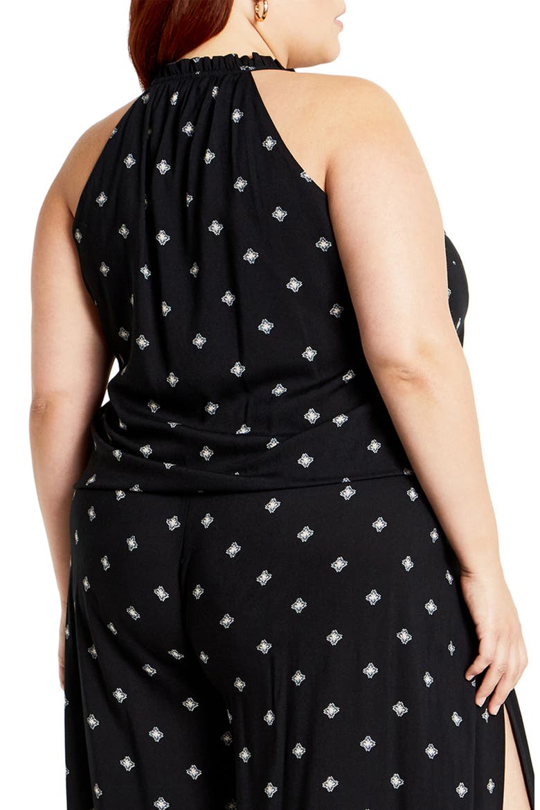 Sky Sleeveless Top, Alternate, color, BLACK WILD LOVE