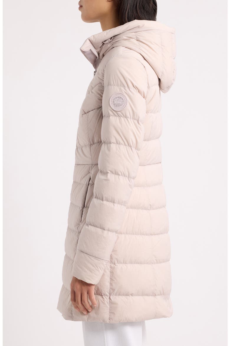 Clair Black Label 750 Fill Power Down Puffer Coat, Alternate, color, LUCENT ROSE