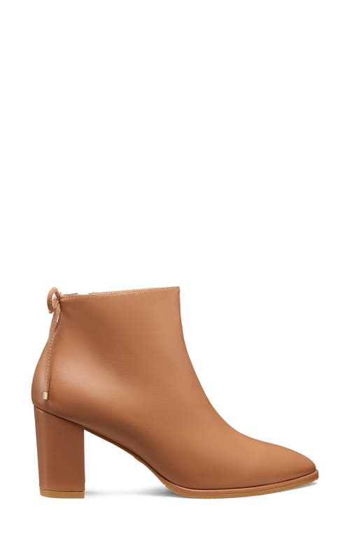 Stuart Weitzman Gardiner Block Heel Boot In Tan