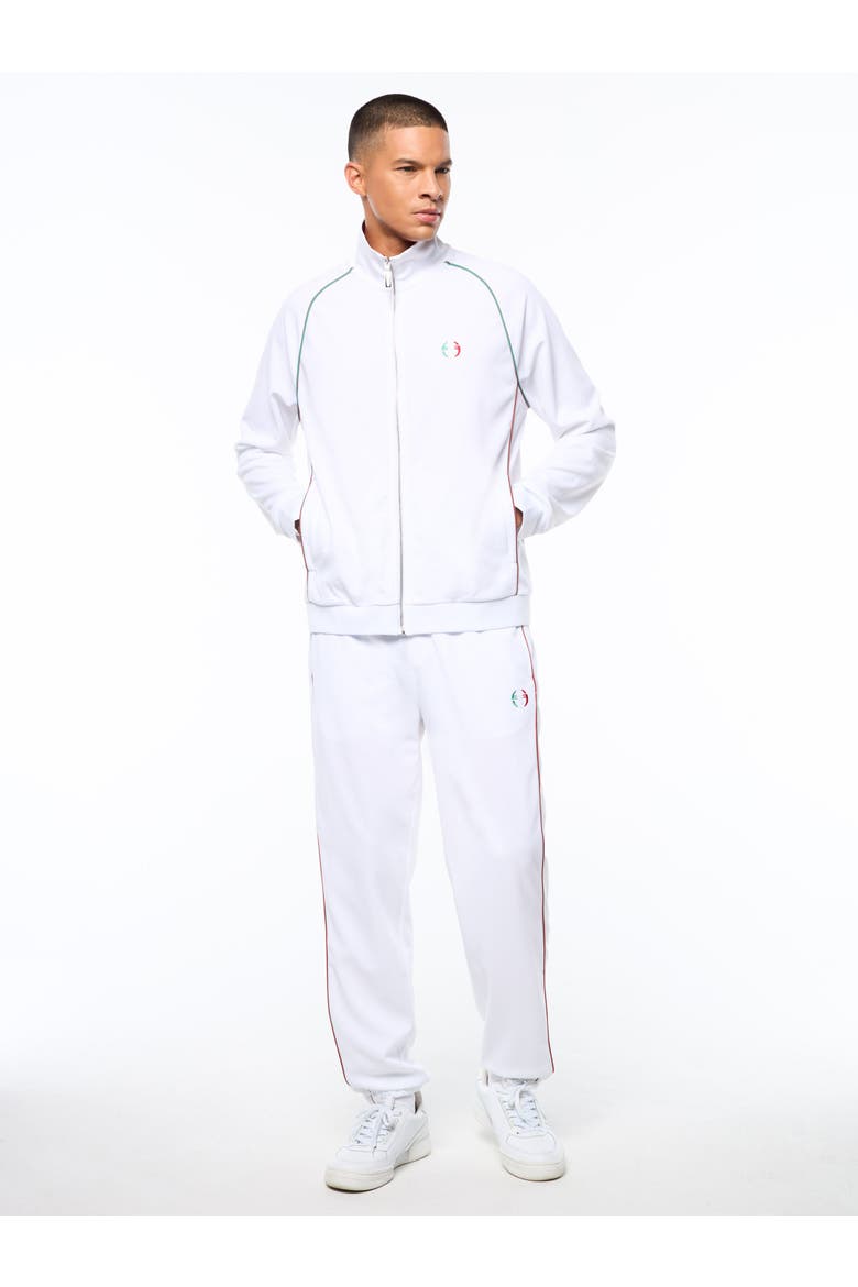 Eredita Track Jacket, Alternate, color, BRILLIANT WHITE