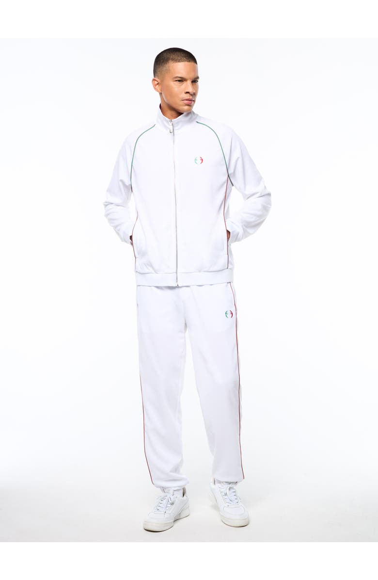 Sergio Tacchini Eredita Track Jacket, Alternate, color, Brilliant White