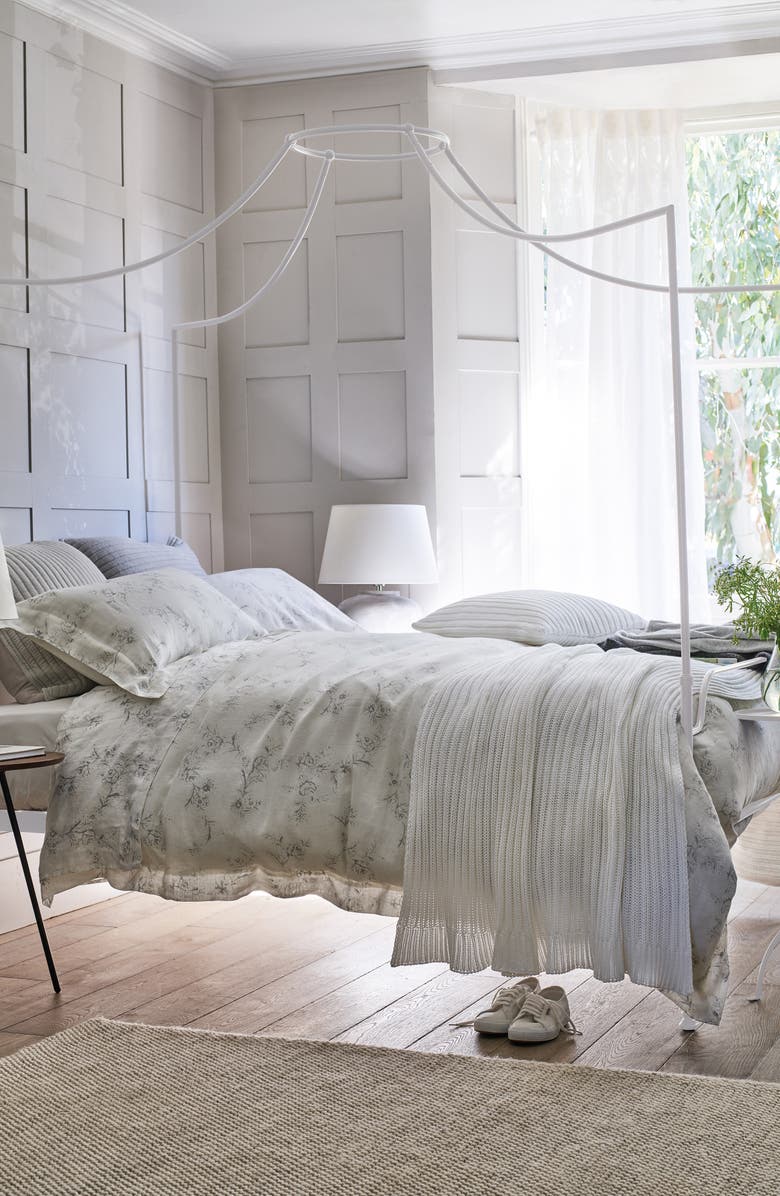 The White Company Bailey Rib Throw Blanket, Alternate, color,