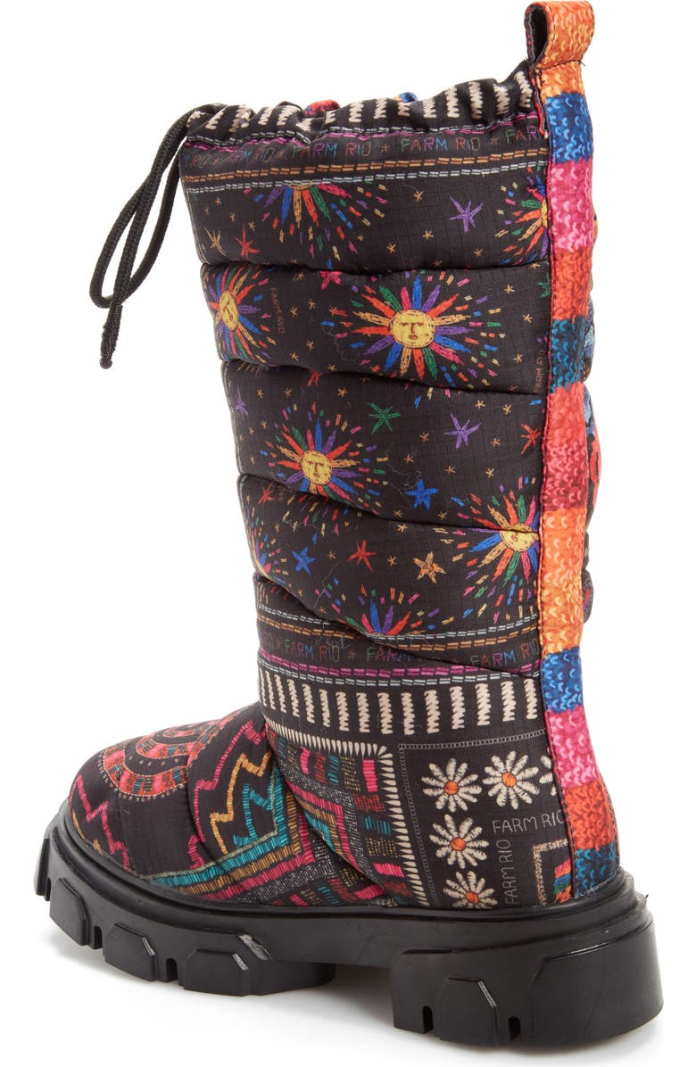 FARM Rio Tall Lug Sole Puffer Boot, Alternate, color,
