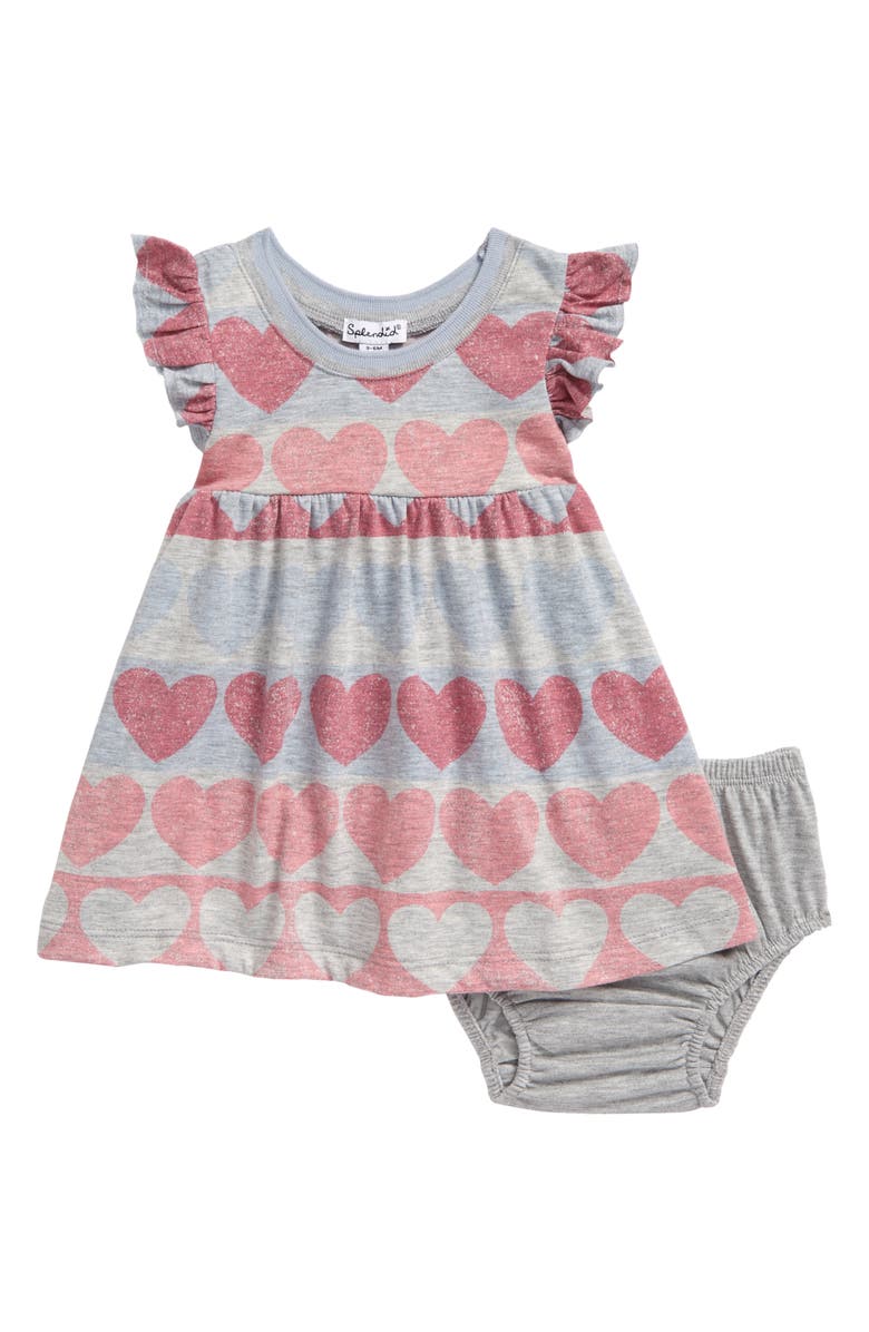 Splendid Lovely Dress & Bloomers Set, Main, color, 