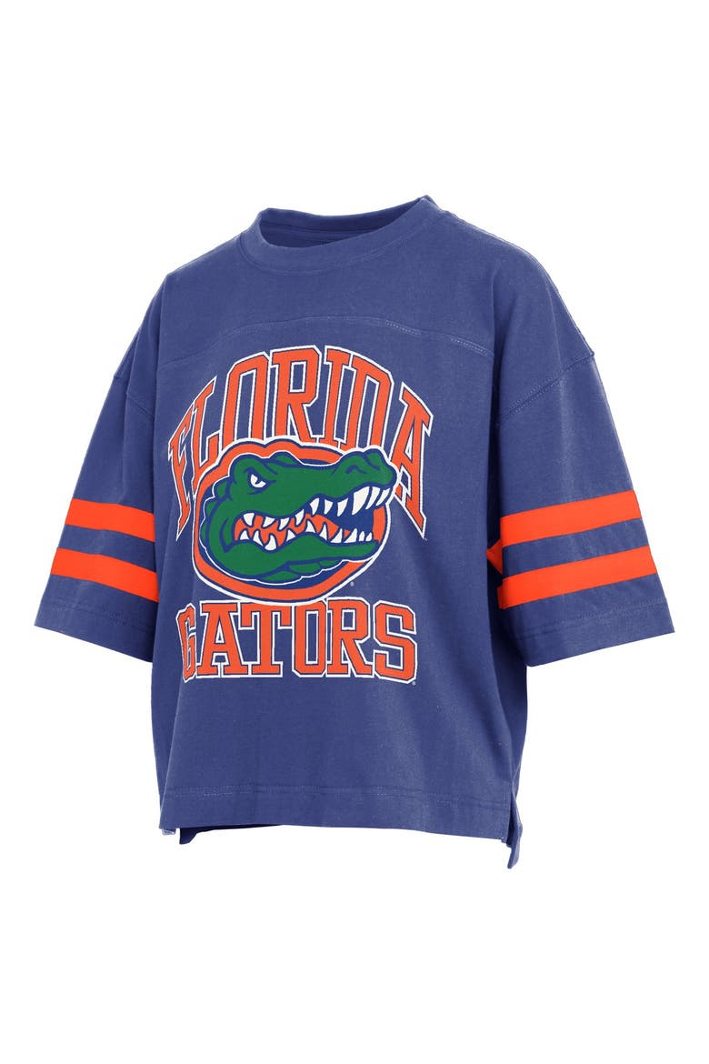Women's Pressbox  Royal Florida Gators Wayne Tyler Cropped T-Shirt, Alternate, color, Royal