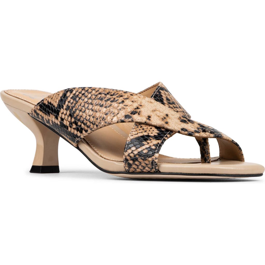 Donald Pliner Mule Kitten Heel Sandal In Animal Print