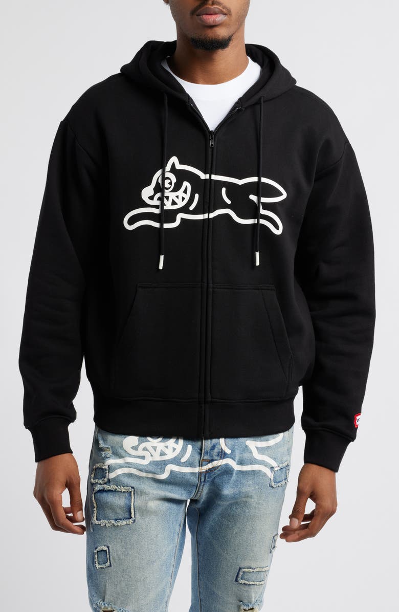ICECREAM Haymaker Zip Hoodie, Alternate, color, Black