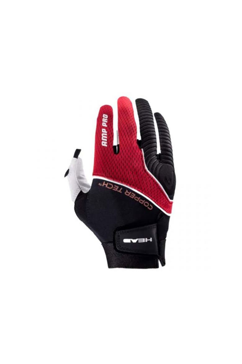 AMP Pro CT Red Racquetball Glove, Main, color, Left