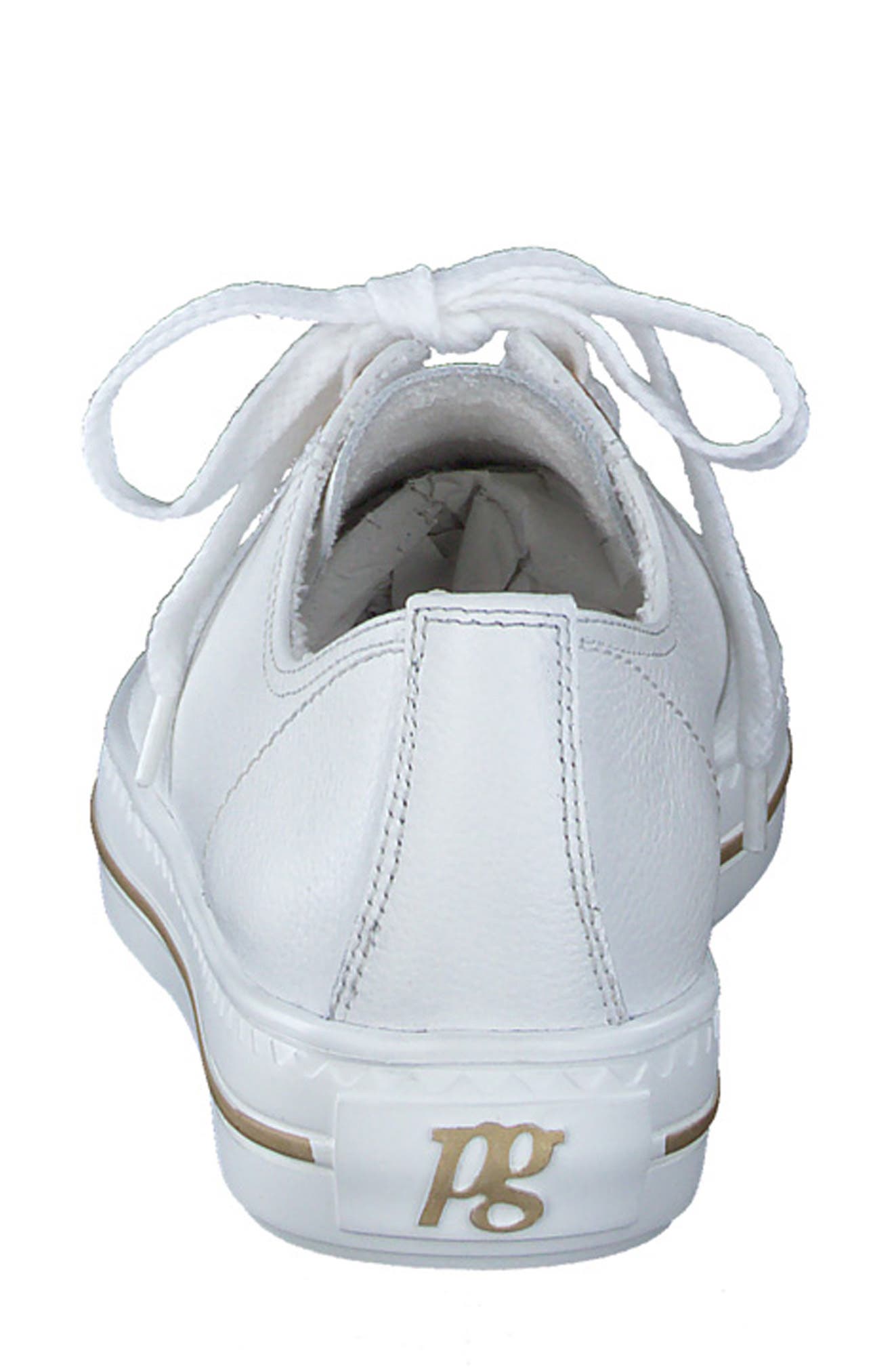 Paul Green Sophie Sneaker, Alternate, color, White Crinkled Patent