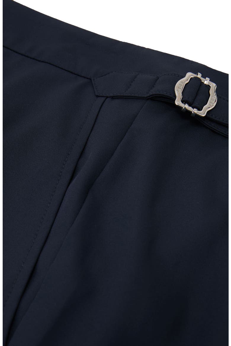 Sun Solid Side Adjuster Swim Trunks, Alternate, color, NAVY