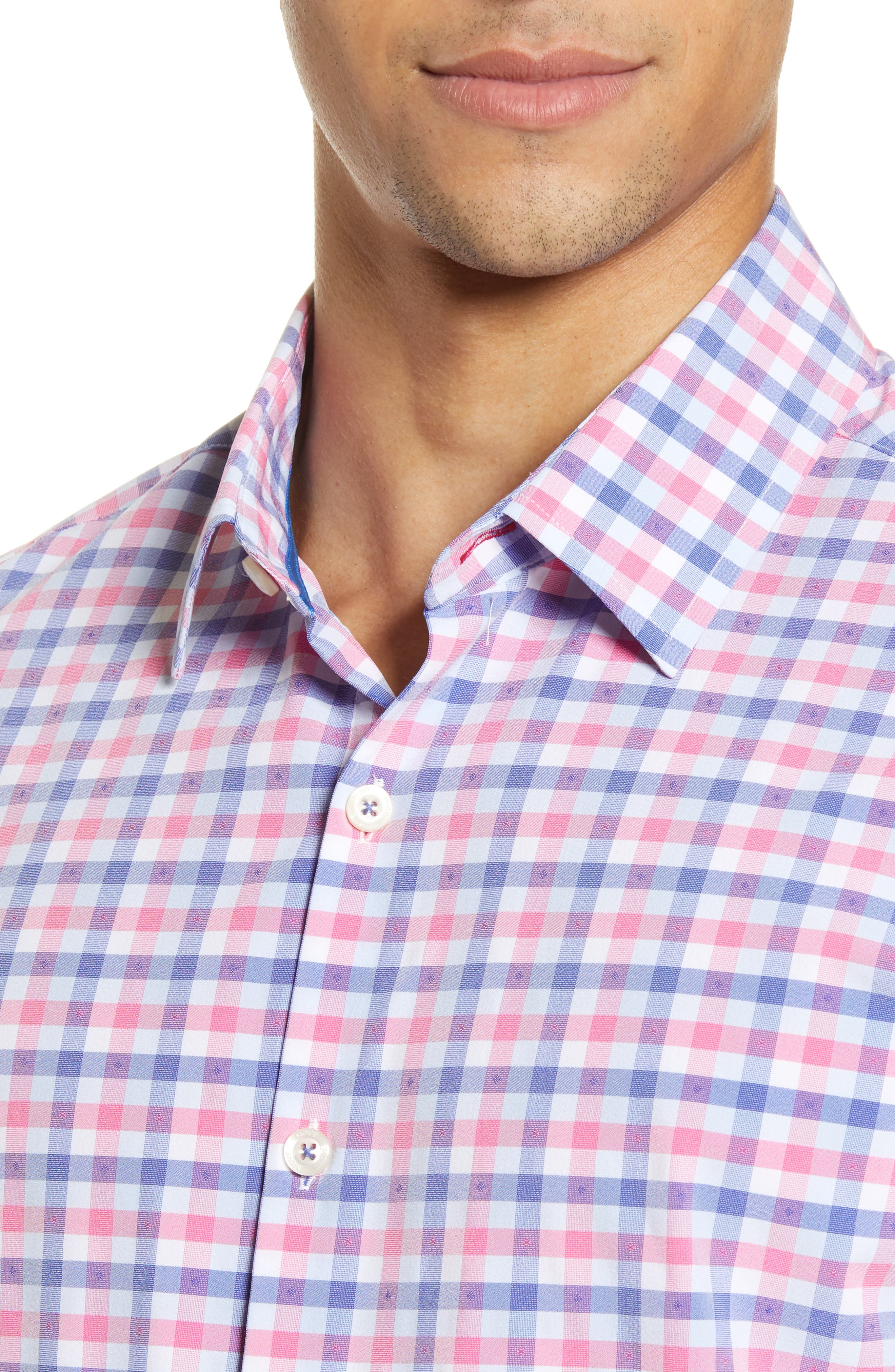 MOVE Performance Apparel Check Button-Up Shirt (Men) | Nordstromrack