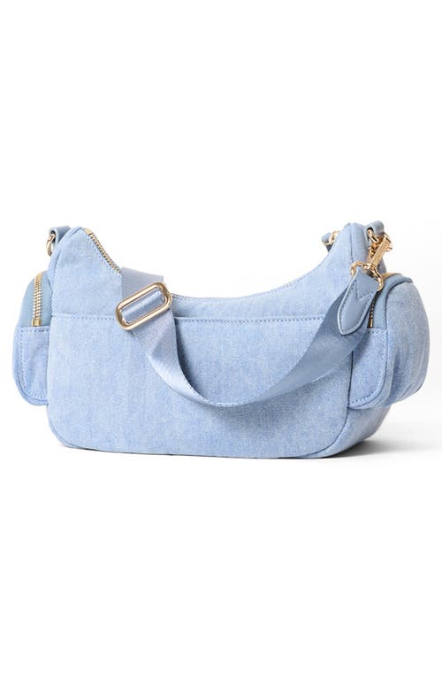 Shop Mz Wallace Small Chelsea Denim Shoulder Bag