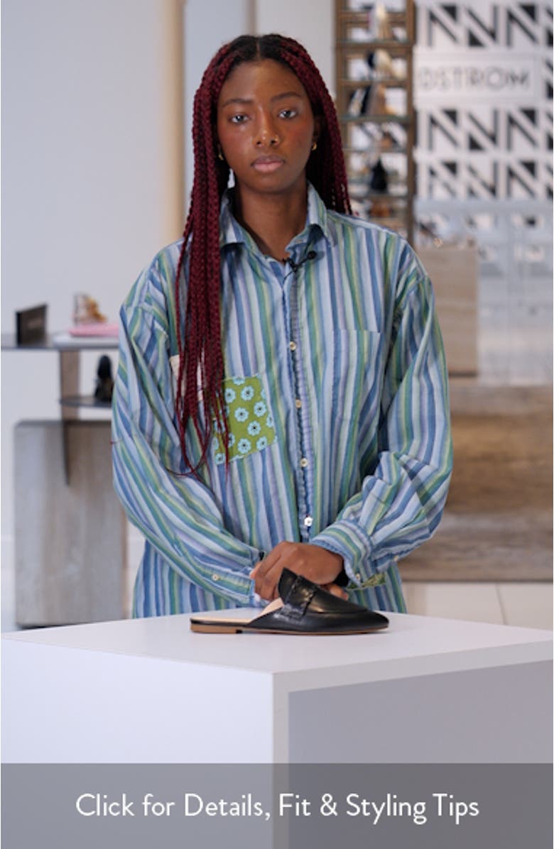 Beacon Stitch Pointed Toe Mule, sales video thumbnail