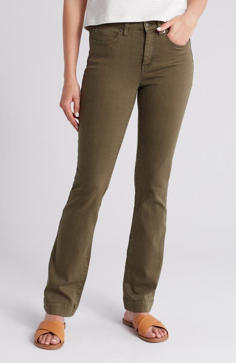 High Rise Boot Leg Pants