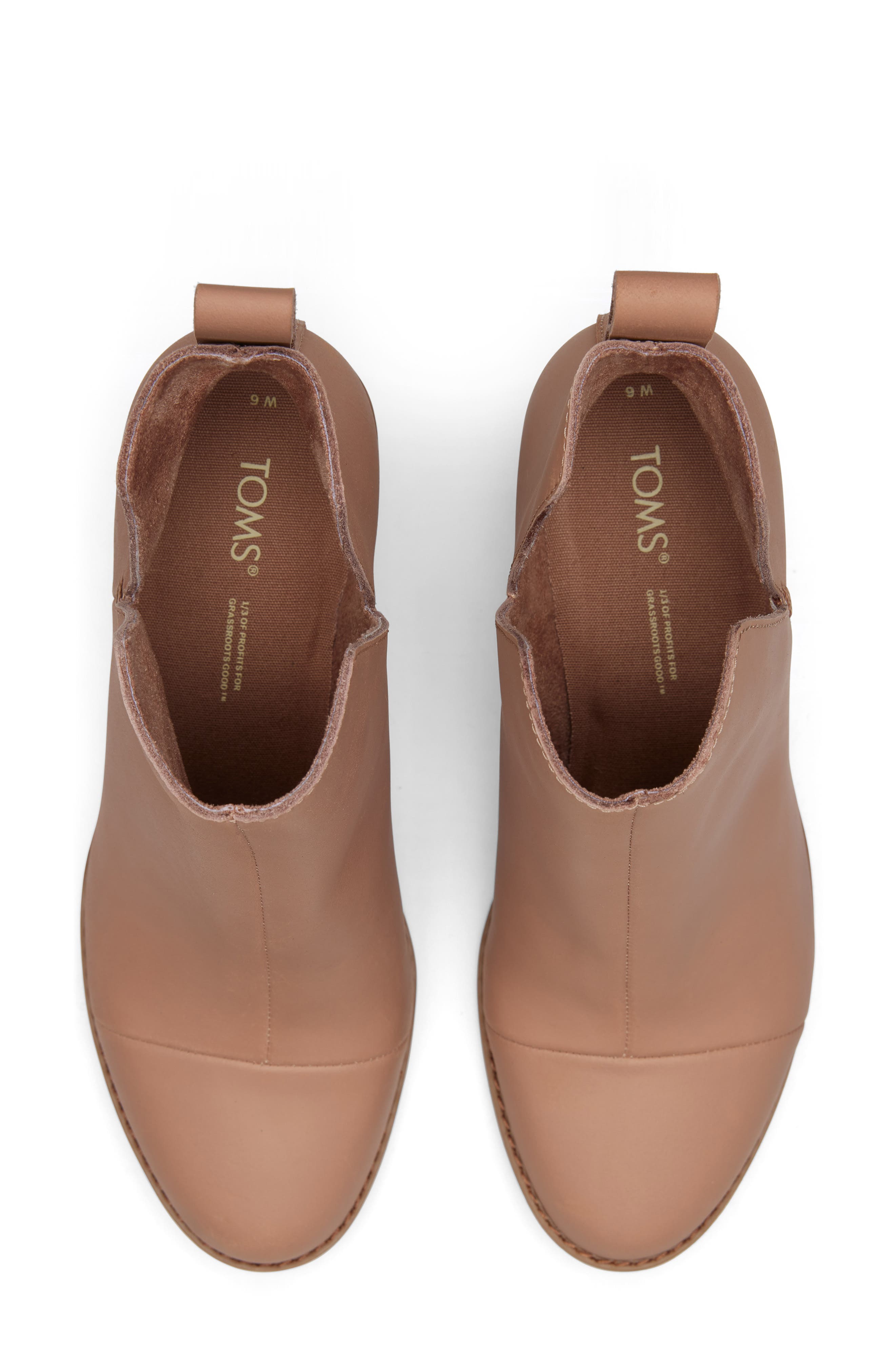 Everly Cutout Boot, Alternate, color, BROWN